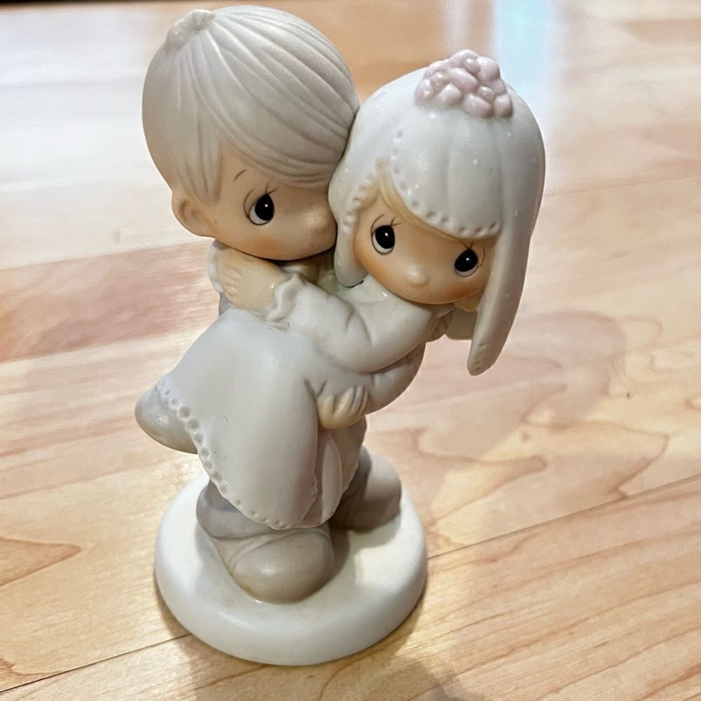 Vintage Precious Moments 1982 Wedding Figurine - “Bless You Two”
